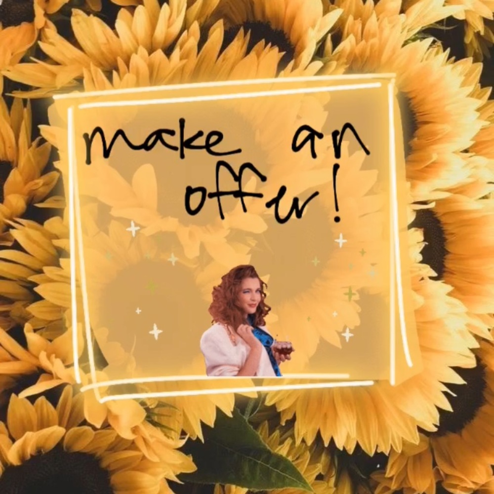 i’m open to reasonable negotiations 🌻